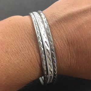 Silver Bangle Bracelets